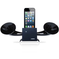 GeckoDesign｜ZIMMA 山毛櫸擴音器 for iPhoneSE / i5系列 / i4系列 / iPod Touch 5(黑/黑)