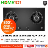 EF 2 Burners Built-In Hob EFH 7620 TN VGB