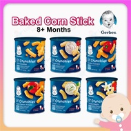 [🇺🇸 USA Baby Food] GERBER Lil Crunchies Teether Wheels 42g 8 months + Biscuit Snack Biskut Snek Bayi