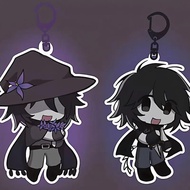 FORSAKEN Acrylic keychains two time & azure, Cute cartoon game Character pendant