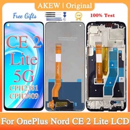 Original For OnePlus Nord CE 2 Lite 5G LCD Display Nord CE2 Lite CE2Lite Touch Screen CPH2381 CPH240