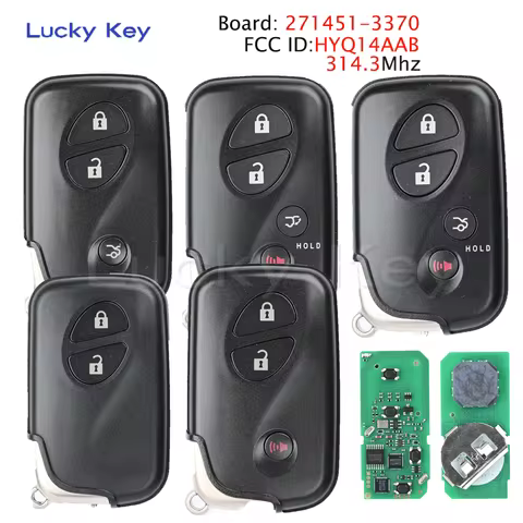 Smart Key for 2006 - 2016 Lexus CT200h ES350 GS350 IS250 IS350 LS460 LX460 LX570 , Fob 314.3MHz 433.