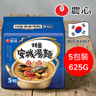 韓國直送-農心海鮮安城湯麵5包裝 625G