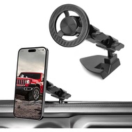 sukemichi Phone Mount for 2018-2023 Jeep Wrangler, Dashboard Phone Holder Dash Mount for Jeep Wrangl