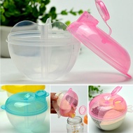 BENTUK APPLE 3Ruang Bekas Susu Bayi Baby Formula Milk Storage Dispenser Apple Shape Milk Container B