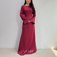 Christmas Dress Satin Rora Long Sleeve Dress | Women's Satin Dress C008 By D 4 you