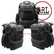 Available 60L jumbo black army backpack, tactical outdoor medical gultor backpack