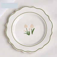 Ceramic Plate ins Style Cute Dinner Plate High-End Feeling ins Style Plate Mixed Batch Dessert Plate