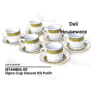 12PCS CERAMIC PLATE CUP SET /CUP SAUCER SET /CUP SET