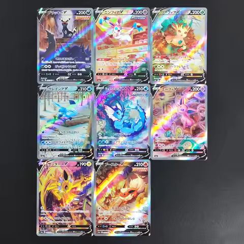 Pokemon English Proxy Foil Card Japanese Umbreon Eevee Sylveon Leafeon Glaceon Ex Vmax V Collection 