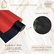 PVC Coin Carpet 2mm PVC Mat Coin Meter Roll