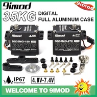 9imod 25KG 35KG Metal Gear Full Aluminum Enclosure Digital Waterproof Servo