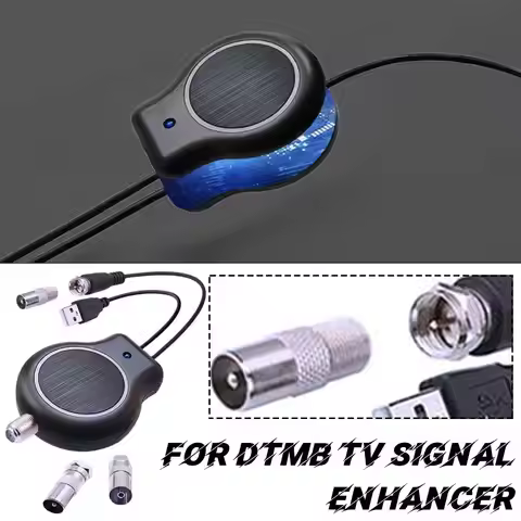 For Dtmb Outdoor Or Indoor HDTV Digital TV Antenna 32DBI Powered Installation FM HD Amplifier USB Qu