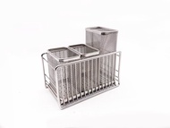 特仕三併款　304不鏽鋼筷子籃 中低低　廚房置物架　瀝水架