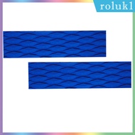[Roluk] 2 Pieces Diamond Grooved Non EVA Skimboard Tail Pads Traction Pad Bar Grips Surfing Surfboard - 3