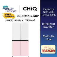 【FREE SHIPPING】CHiQ 628L 4 Doors Intelligent Inverter Multi Air Flow Refrigerator CCD628NG