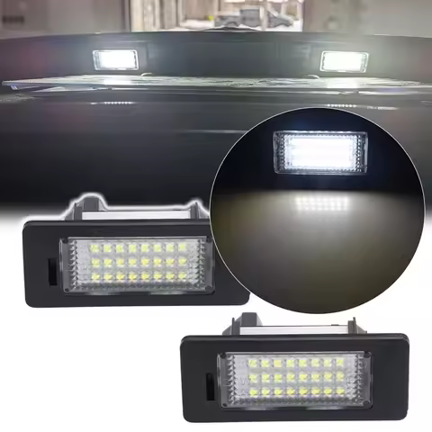 For BMW i3 I01 Z4 E85 E86 E89 640d F06 F12 F13 650i E63 116i F20 F21 E81 E87 118i LED Tail License N
