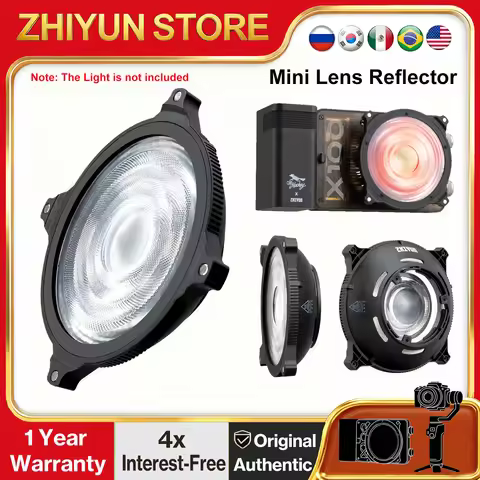 ZHIYUN Mini Lens Reflector ZY Mount Adjustable Light Modifier for ZHIYUN MOLUS X100/X100 RGB/X60, ZH