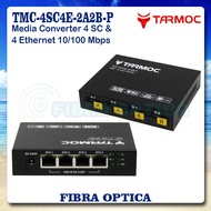 Media Converter 4 SC 4 LAN Ethernet Fiber Switch 4 FO 4 LAN 10/100