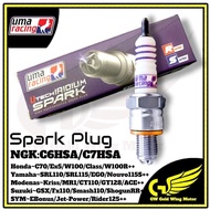 100 UMA RACING AC7R31 UTECH IRIDIUM SPARK PLUG C7HSA C6HSA C70 EX5 MR1 KRISS SRL110 SRL115 EGOS SMAS