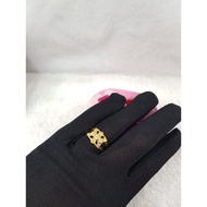 CC1161DLM spiral flower ring with genuine yellow gold gemstones, weight 1 no. 10 d 1.6, 30% content,