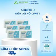 [ COMBO 6 ] hộp tăm chỉ nha khoa OLYMPUS (300 pcs) - Tăm chỉ nha khoa hàng VIỆT NAM chất lượng cao