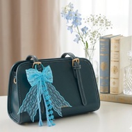 GANTUNGAN Bag Charm Hanger Bag Ribbon Coquette Aesthetic Bag Charm Coquette Aesthetic Ribbon Bag Cha