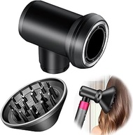 Diffuser and adapter for Dyson Airwrap Styler for Airwrap Styler in a hair dryer combination