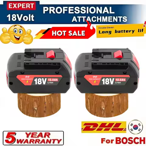 100% Original 18v🚂12.0Ah ProCORE replacement battery, for Bosch 21700 18V cordless tools BAT609 BAT6