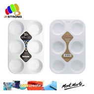 Mont Marte Deep Well Plastic Paint Palette 6 Holes