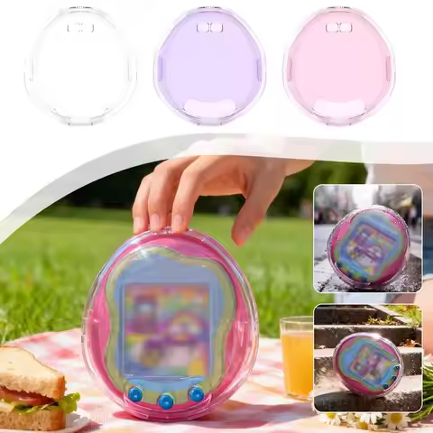 For Tamagotchi Uni Transparent Protective Case Anti-Scratch Full Coverage Clear Cover Pet Game Conso
