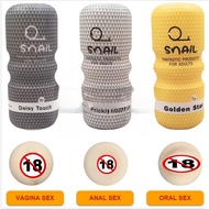 Alat Lancap Lelaki 'SNAIL CUP' - Simulasi Vagina, Mulut & Anal dalam Satu (Fleshlight Palsu Realisti