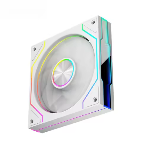 2pcs Prism 9Pro Cooling Fan Desktop Computer PWM Silent Symphony ARGB Temperature Control 5V3 Pin Ch
