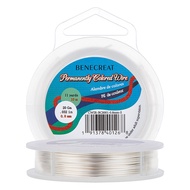 1Roll 20-Gauge Tarnish Resistant Silver Coil Wire 33-Feet/11-Yard