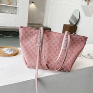 Shoulder Bag Canvas GD23005 Tas Bahu Kanvas Wanita Motif GD Import