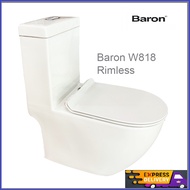 Baron W818 Toilet Bowl | Geberit strong Rimless design Easy to clean | Express Free Delivery