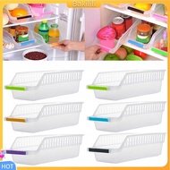 (Bakilili) Kitchen Fridge Space Saver Organizer Slide Under Shelf Rack Storage Holder