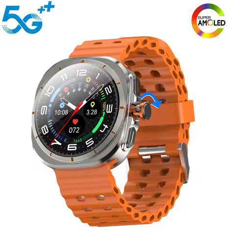 New Watch Ultra For Samsung Smart Watch With Rotary Camera SIM Card Slot 4G/5G LTE GPS WIFI Network 
