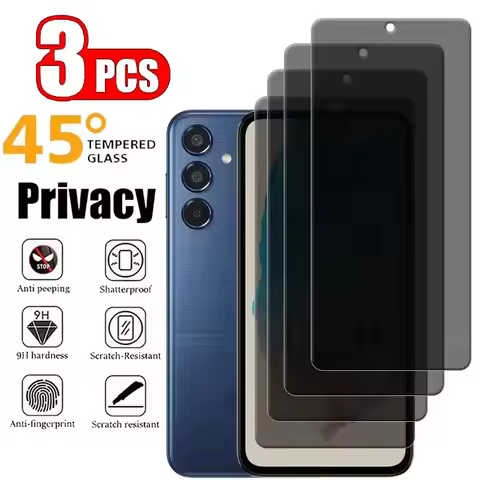 3Pcs Privacy Glass For Samsung Galaxy A10 A10E A10S A20 A20E A20S A30 A30S A40 A40S A50S A60 A70 A70