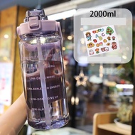 bpa free Large Capacity Plastic Water bottle Men's Portable Outdoor Sports Fitness Bottle Water Bott
