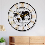 Jam Dinding Besar Ruang Tamu Atlas Numeric Jam Dinding 60cm / 70cm  Hiasan  Clock Wall Jam Industria