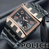 TERLARIS POLICE JAM TANGAN PRIA RANTAI STAINLESS