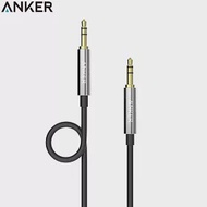 美國Anker Premium Auxiliary 3.5mm耳機孔AUX-IN音源線(A7123011黑色/A7123091紅色,4ft即120公分)黑色