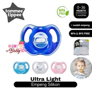 Tommee Tippee Ultra Light Soother Single Pack Empeng Bayi 0-36 Bulan