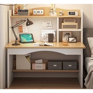 home_sick โต๊ะทำงาน  โต๊ะคอมพิวเตอร์พร้อมชั้นวาง โต๊ะไม้มินิมอล รุ่น ZJ