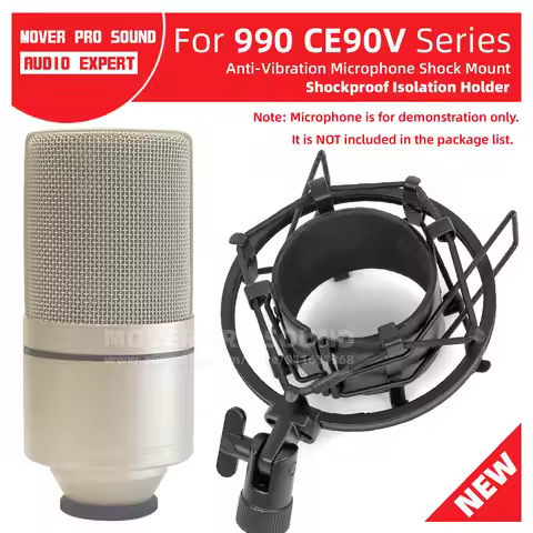 Spider Mic Shockproof Holder Compatible With MXL 990 CE90V 990s s Microphone Isolation Shock Mount S
