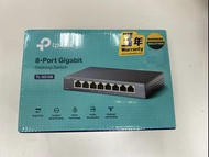 全新TL-SG108 8埠 專業級Gigabit 交換器 Brand new Tp-Link TL-SG108 8 port gigabit desktop switch