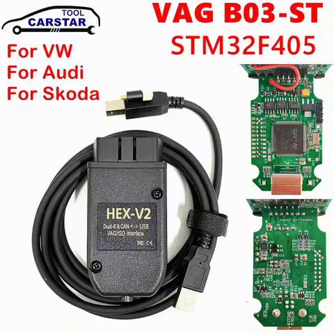 Original newest VAG B03-ST chip STM32F405 23.3.0 version Update HEX V2 V23.3 1:1 SMT Chip Car Diagno