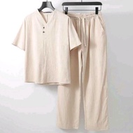 For sale premium cotton linen men's suits for sale