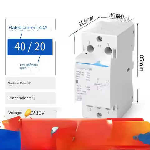 Household Small AC Contactor Single-Phase 220V